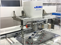 JUKI社製 頭部回同式コンピューターミシンを豊田工場に新規導入しました。
